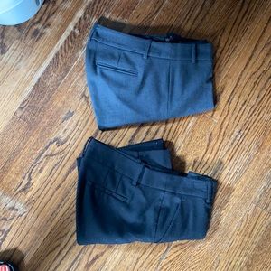 Lot of 2 size 2 j crew city fit dress pants